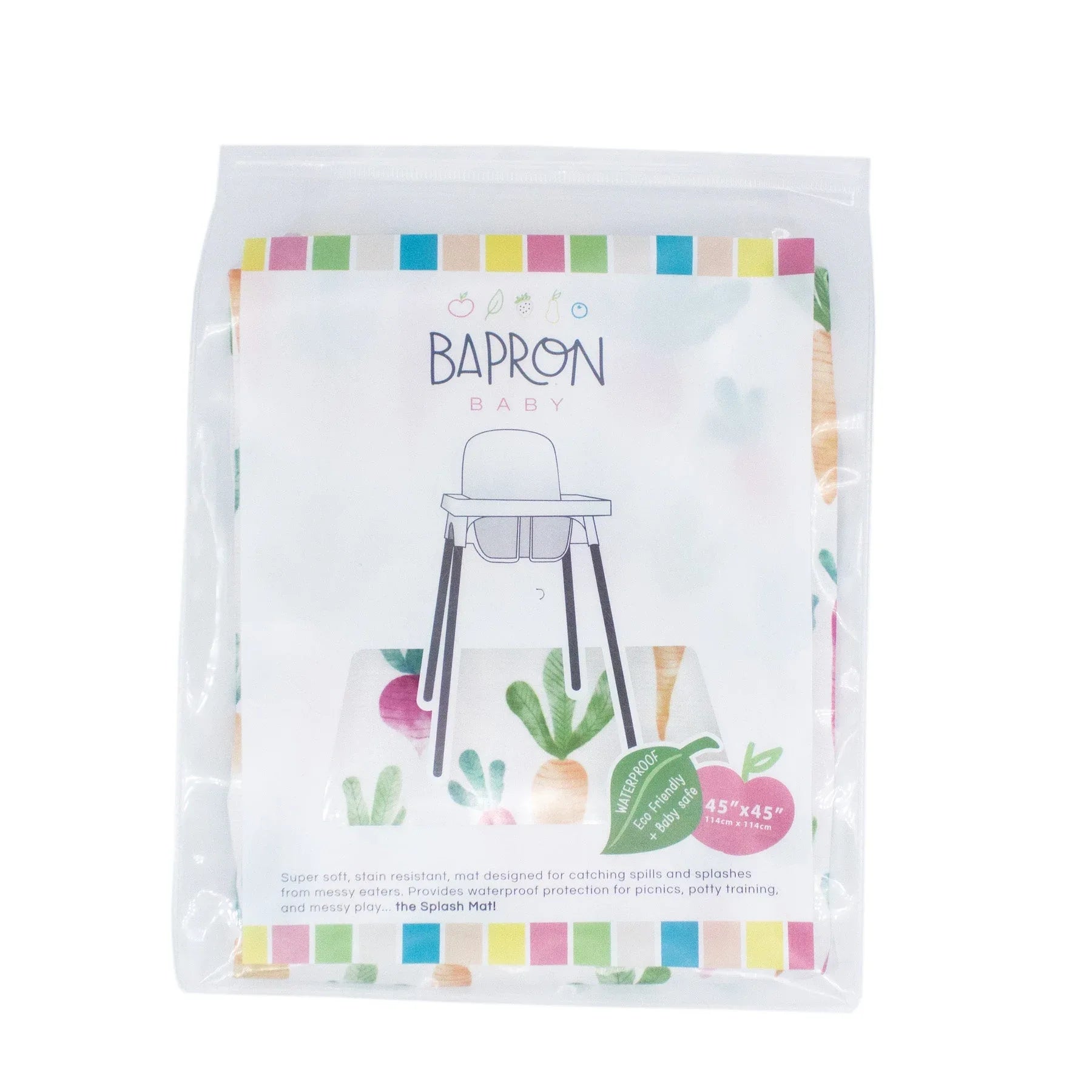 Farm Produce Splash Mat - A Waterproof Catch-All for Highchair Spills and More! - BIG FRENCHIES