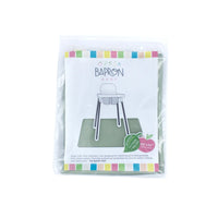 Solid Sage Minimalist Splash Mat - A Waterproof Catch-All for Highchair Spills and More! - BIG FRENCHIES