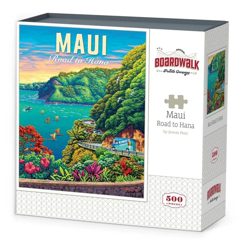 Maui Road to Hana 500 Piece Jigsaw Puzzle Boardwalk - BIG FRENCHIES
