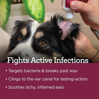 Dog Ear Drops 2oz Itch Relief Otic Infection Support