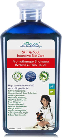 Medicated Dog Shampoo Anti Itch & Yeast Hot Spot Skin Relief 13.5oz