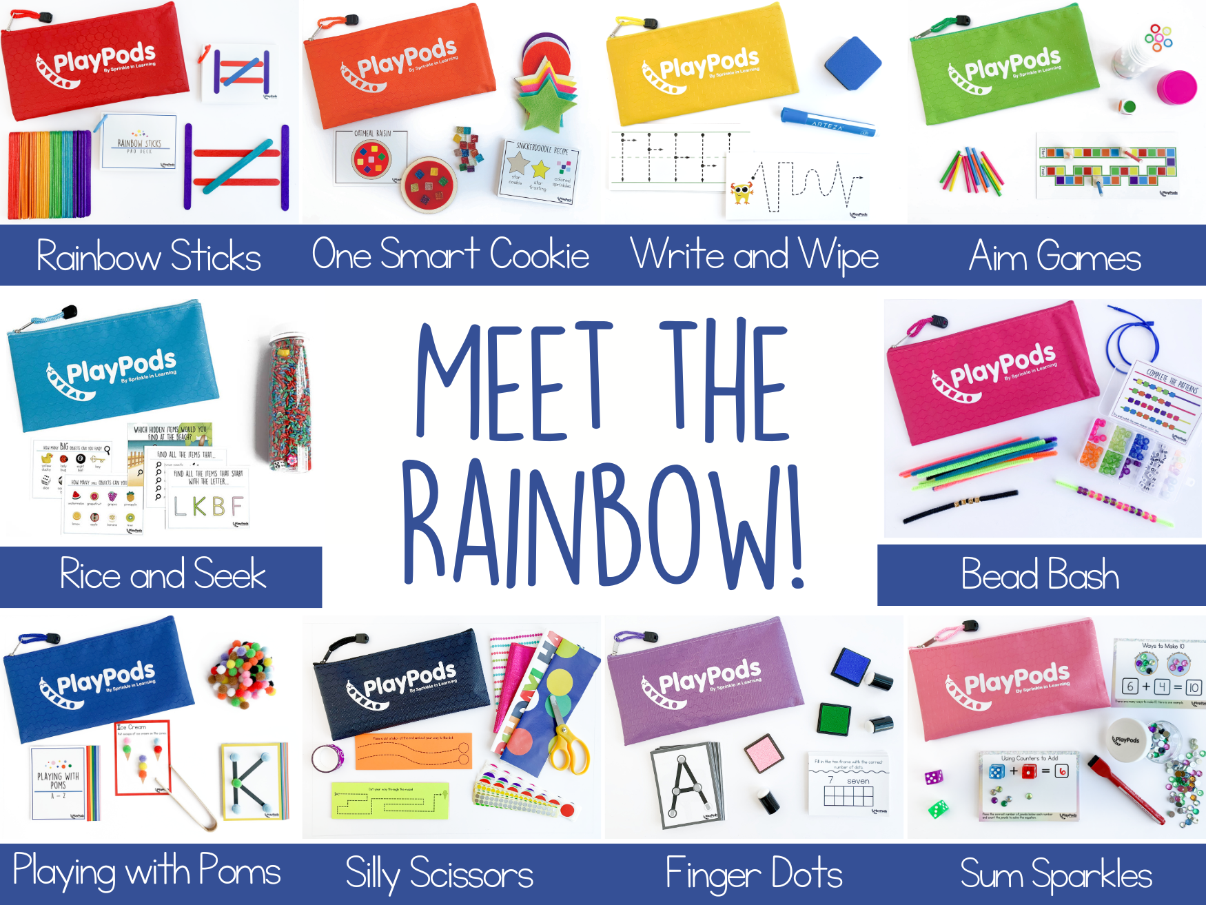 PlayPods | Rainbow Bundle