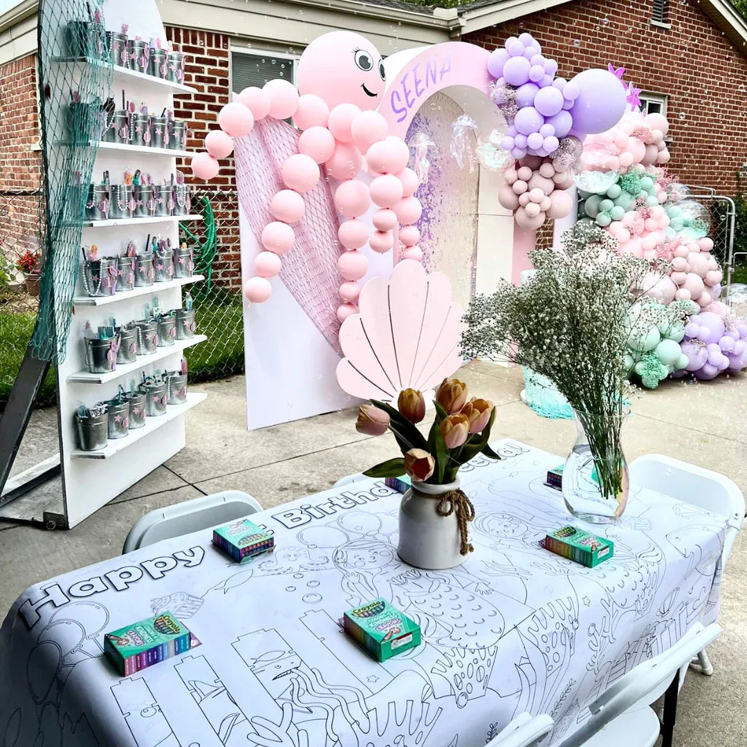 Mermaid Coloring Tablecloth - BIG FRENCHIES