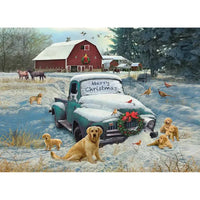 Merry Christmas 1000 Piece Jigsaw Puzzle Cobble Hill