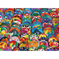 Mexican Ceramic Plates 1000 Piece Jigsaw Puzzle Eurographics