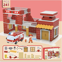 Children Build A House Bricks Assembled Toys - # BOT&G512510001 - BIG FRENCHIES
