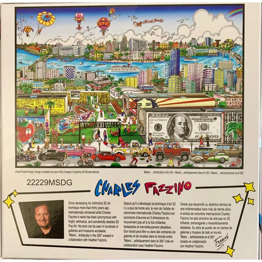 Miami 305 Pop Art 1000 Piece Jigsaw Puzzle Sure Lox - BIG FRENCHIES