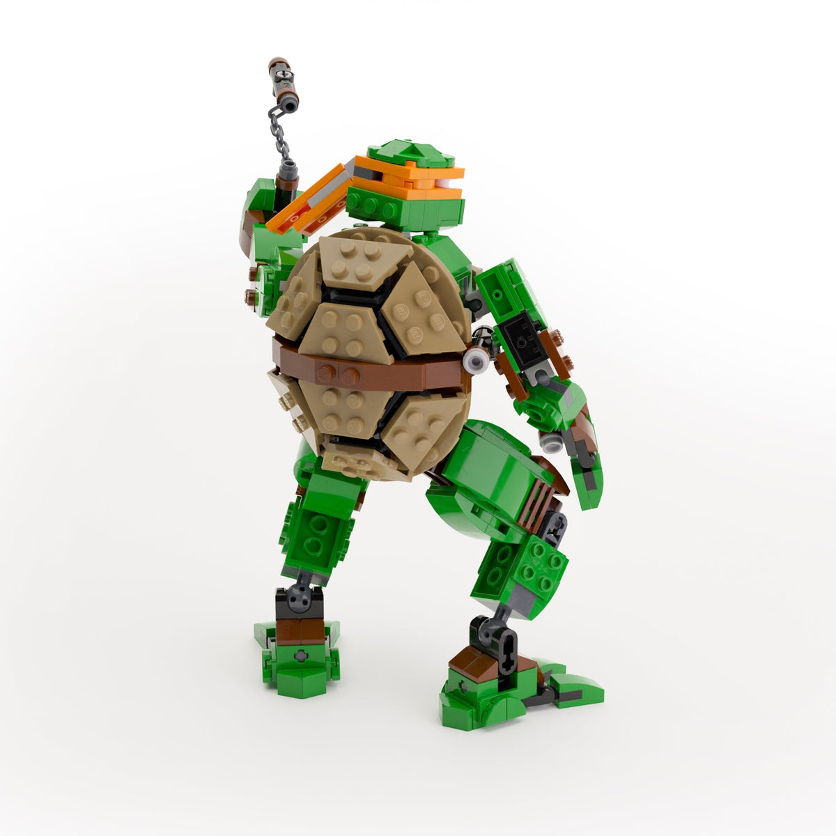 Michelangelo - Custom TMNT Figure made using LEGO parts  - B3 Customs-Custom LEGO Kit-BIG FRENCHIES-B3 Customs