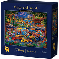 Mickey & Friends Painting in Paris 500 Piece Jigsaw Puzzle Disney x Dowdle - BIG FRENCHIES