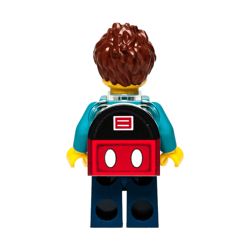 Mickey Lugfly Cosplay Mini Backpack - Minifig Scale - Custom Printed - Made Using LEGO® Parts