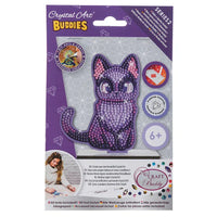 Midnight Cat Crystal Art Fantasy Buddies Kit Craft Buddy - BIG FRENCHIES