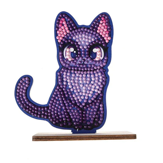 Midnight Cat Crystal Art Fantasy Buddies Kit Craft Buddy - BIG FRENCHIES