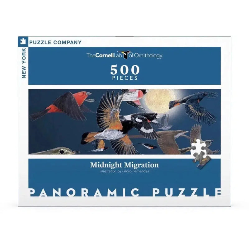 Midnight Migration 500 Piece Panoramic Jigsaw Puzzle NYPC - BIG FRENCHIES