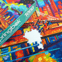 Midnight in San Francisco 1000 Piece Jigsaw Puzzle Springbok