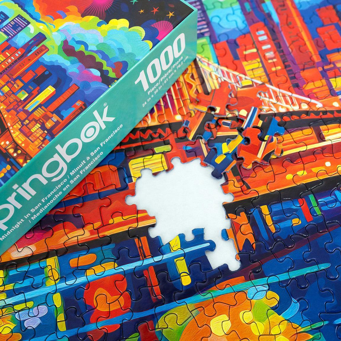 Midnight in San Francisco 1000 Piece Jigsaw Puzzle Springbok