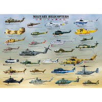 Military Helicopters 500 Piece Jigsaw Puzzle Eurographics