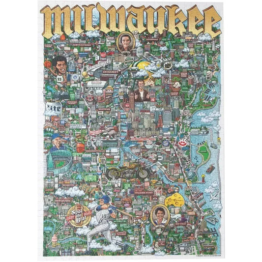 Milwaukee 1000 Piece Jigsaw Puzzle Birdie - BIG FRENCHIES