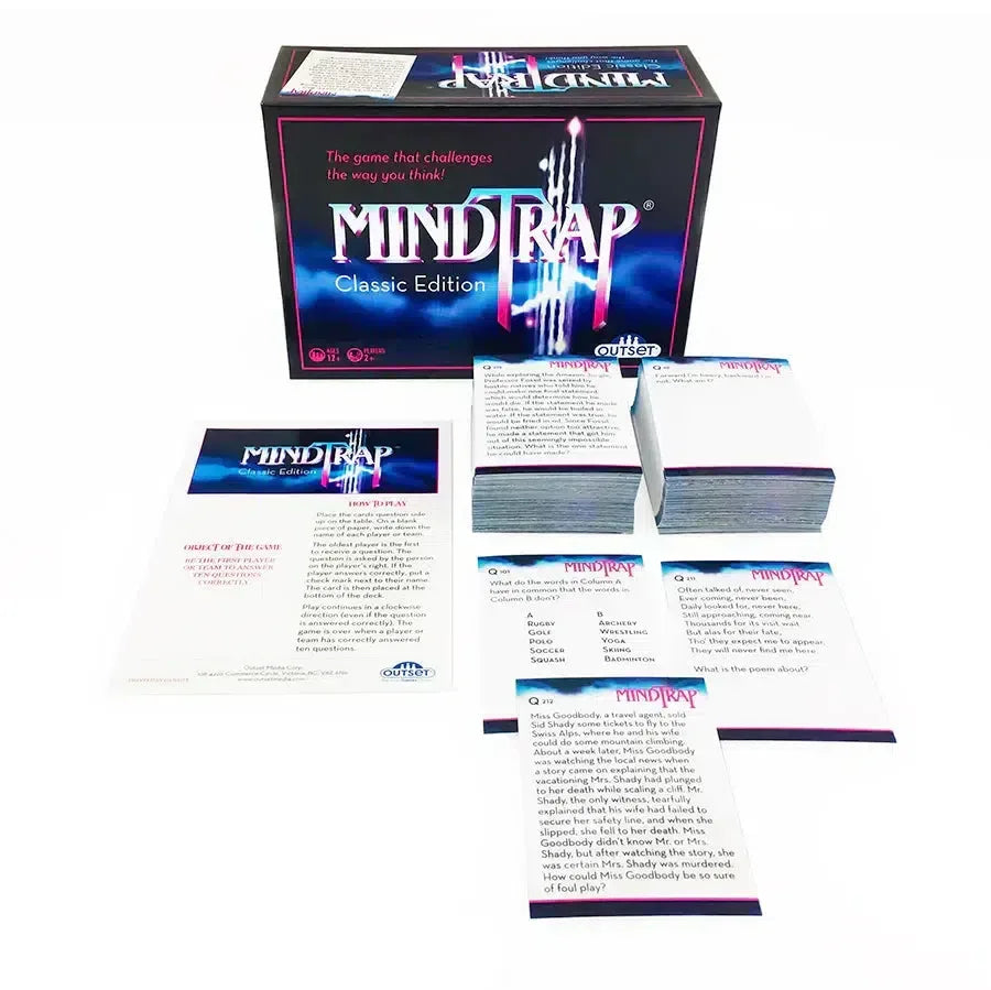 MindTrap: Classic Edition Card Game Outset - BIG FRENCHIES