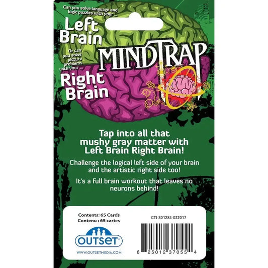 MindTrap: Left Brain Right Brain - Logic & Picture Puzzle Game - Outset - BIG FRENCHIES