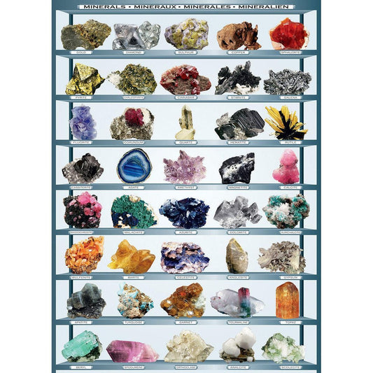 Minerals 1000 Piece Jigsaw Puzzle Eurographics - BIG FRENCHIES