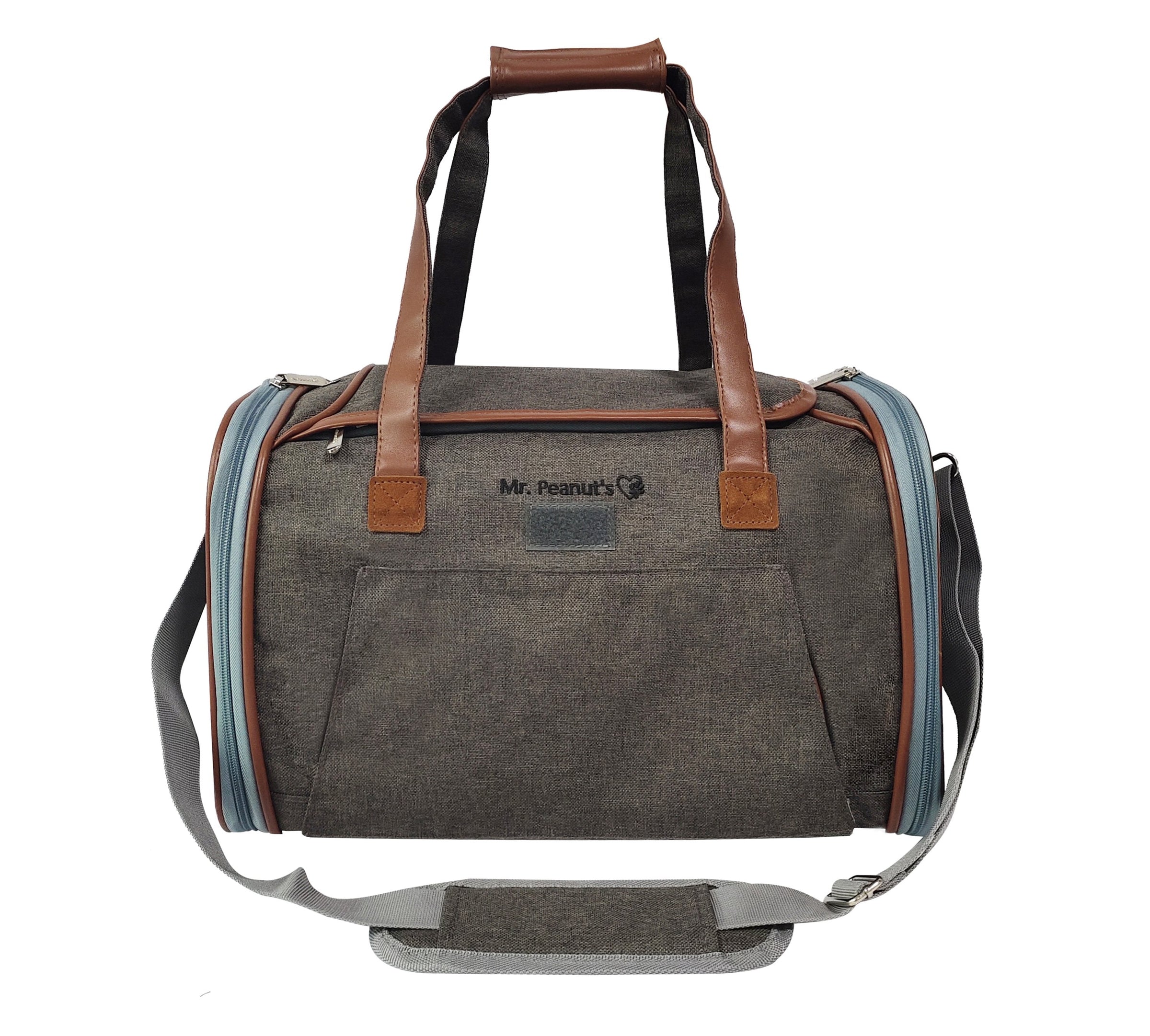 Mr. Peanut's Gold Series Mini Size Airline Compliant Expandable Pet Carrier - BIG FRENCHIES