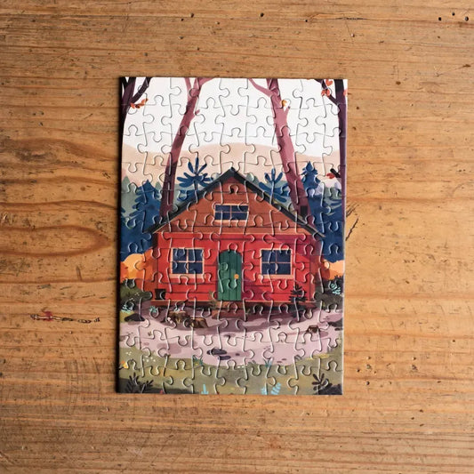 Mini Cabin 99 Piece Mini Jigsaw Puzzle Trevell