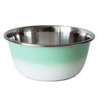 Deep Dog Bowl – Stainless Steel Bowl, Ideal for Small, Medium & Large Dogs – Mint Green - BIG FRENCHIES