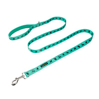 EcoBark Mint Turquoise Dog Leash - Comfort Grip Padded Leash - 4ft, 5ft, and 6ft Dog Leash for Small and Medium Dogs - BIG FRENCHIES