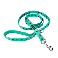 EcoBark Mint Turquoise Dog Leash - Comfort Grip Padded Leash - 4ft, 5ft, and 6ft Dog Leash for Small and Medium Dogs - BIG FRENCHIES