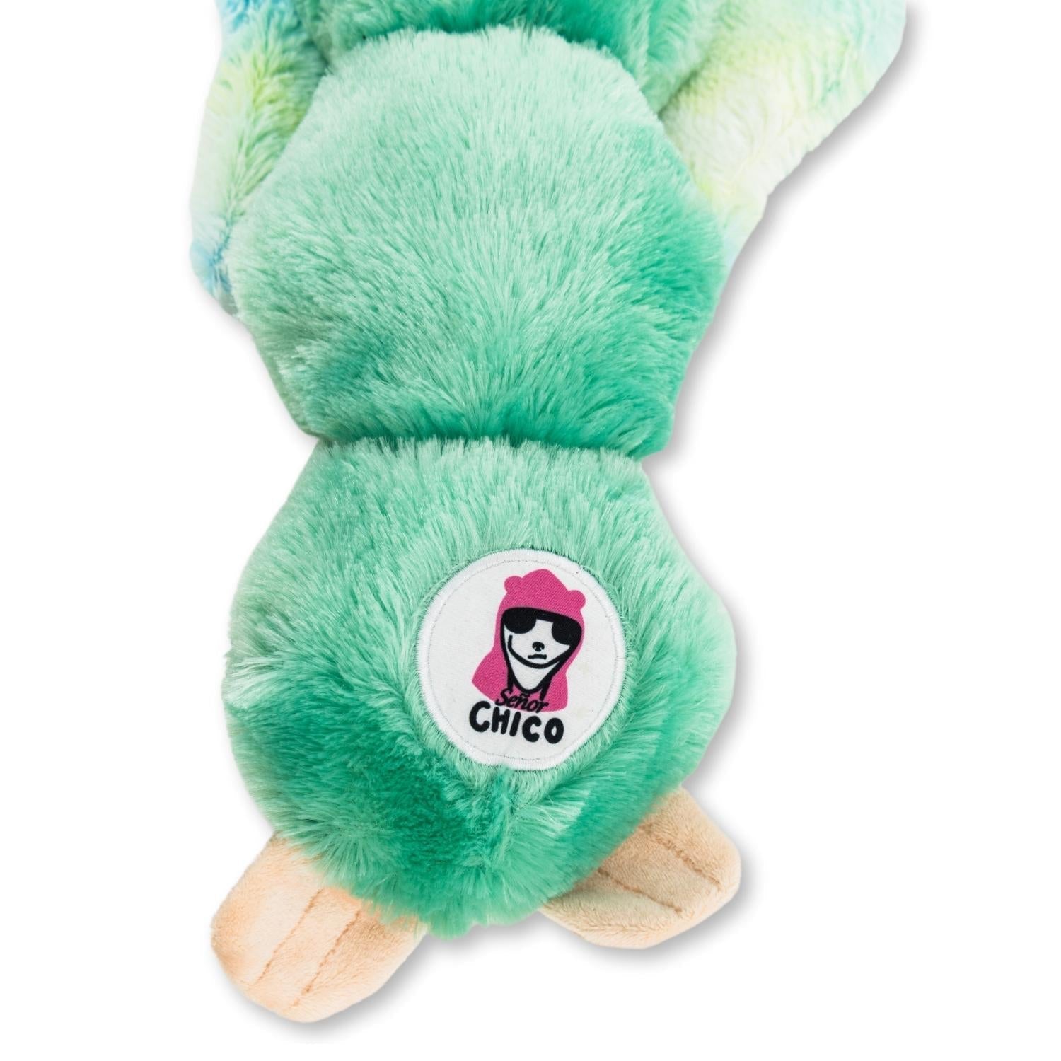 Mystical Mint Winged Sloth Plush Dog Toy – with Squeaker & Crinkle Paper for Fun Play - BIG FRENCHIES