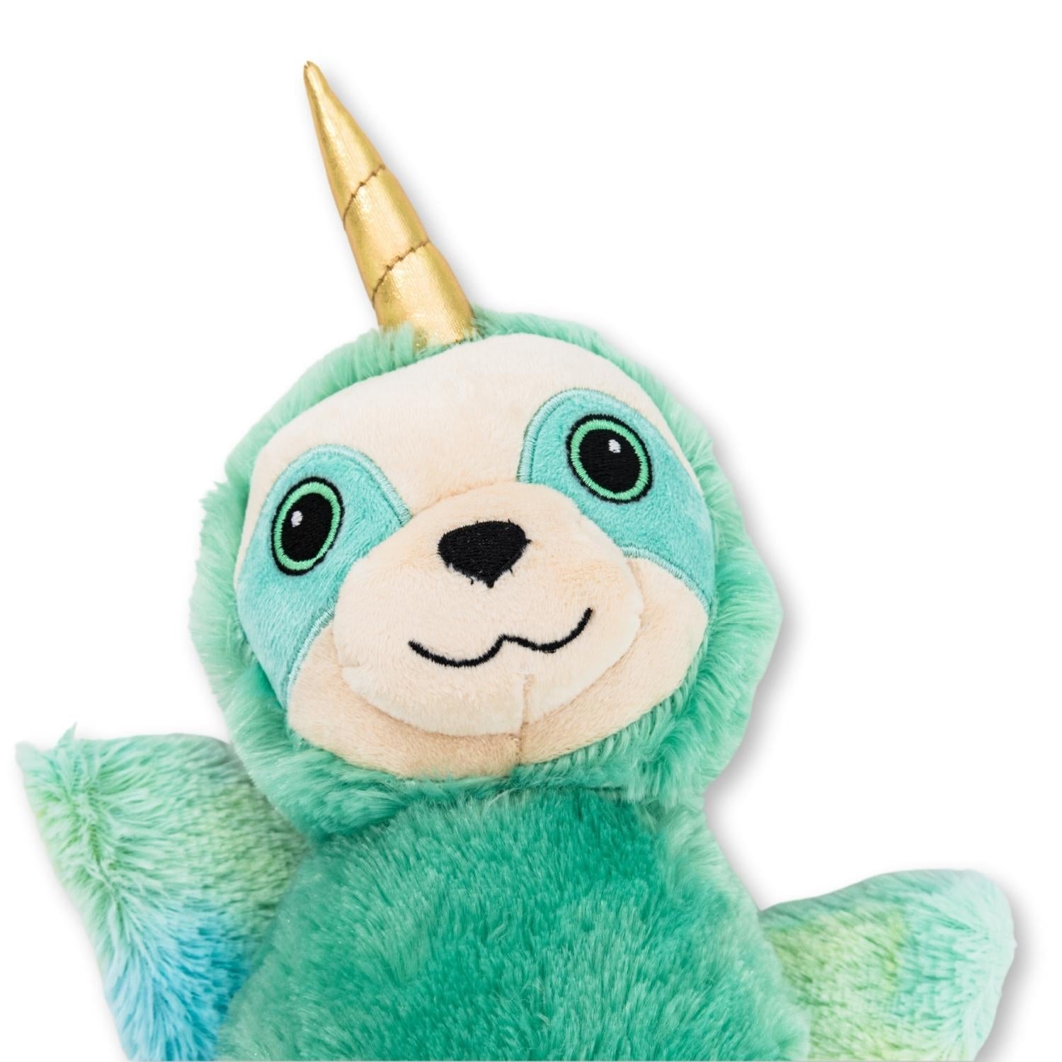 Mystical Mint Winged Sloth Plush Dog Toy – with Squeaker & Crinkle Paper for Fun Play - BIG FRENCHIES