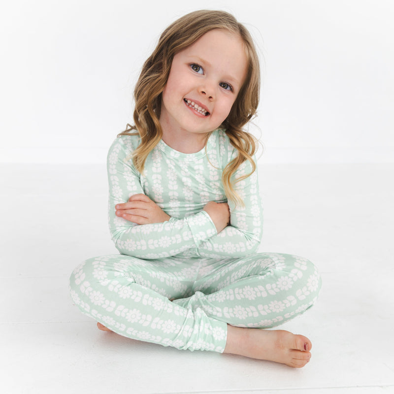 Mint Meadows Bamboo Toddler Pajama Set - BIG FRENCHIES
