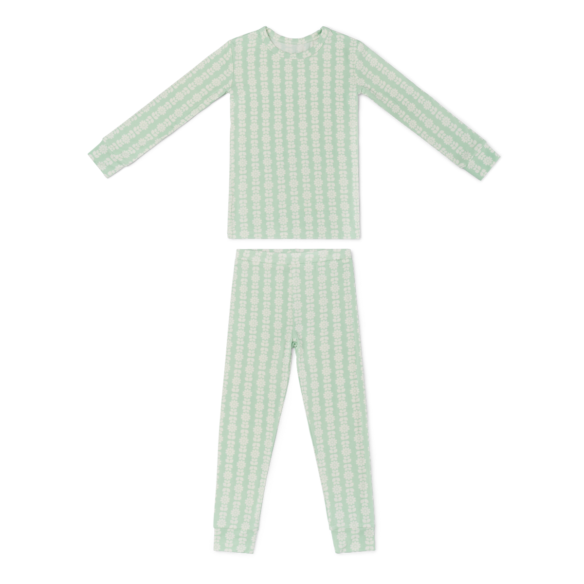 Mint Meadows Bamboo Toddler Pajama Set - BIG FRENCHIES