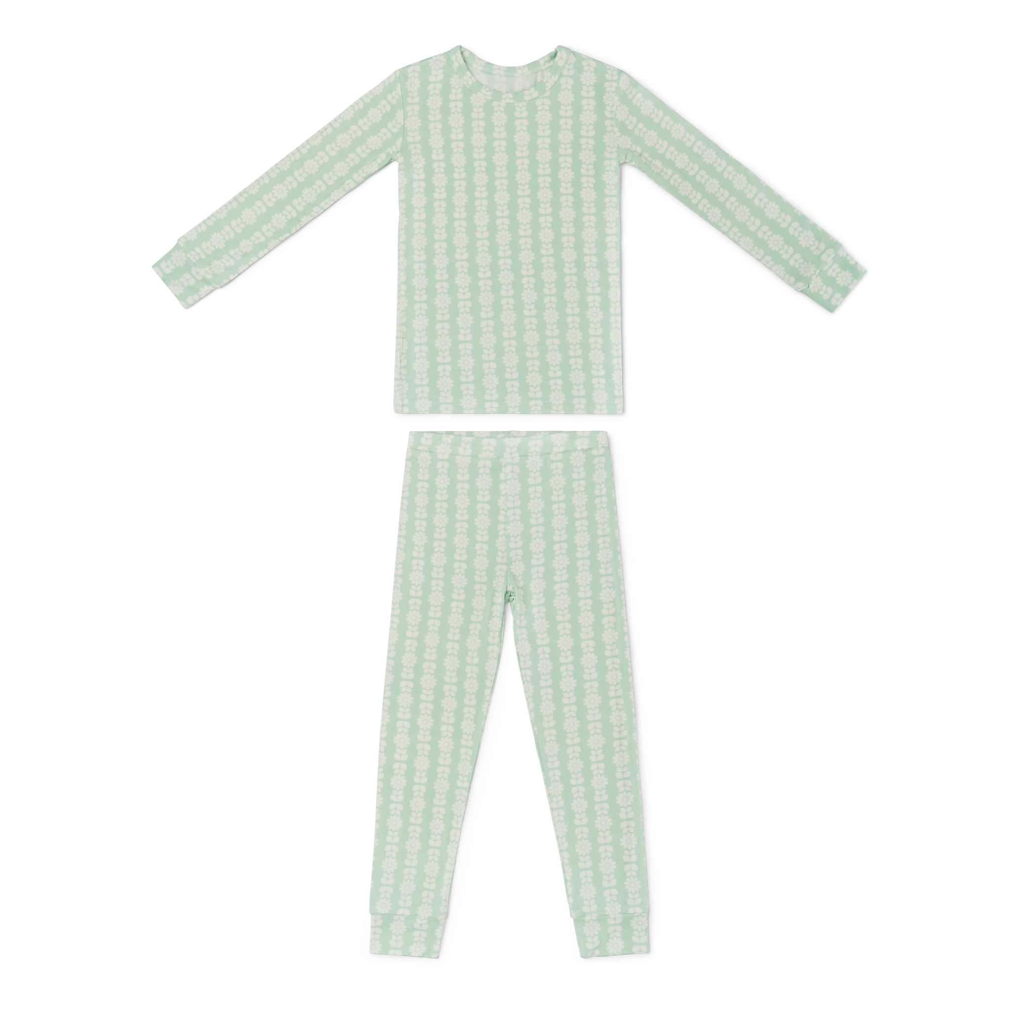 Mint Meadows Bamboo Toddler Pajama Set - BIG FRENCHIES