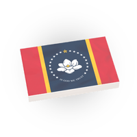 50 State Flags Pack - USA State Flags - Custom Printed 2x3 Tile - Made Using LEGO® Parts