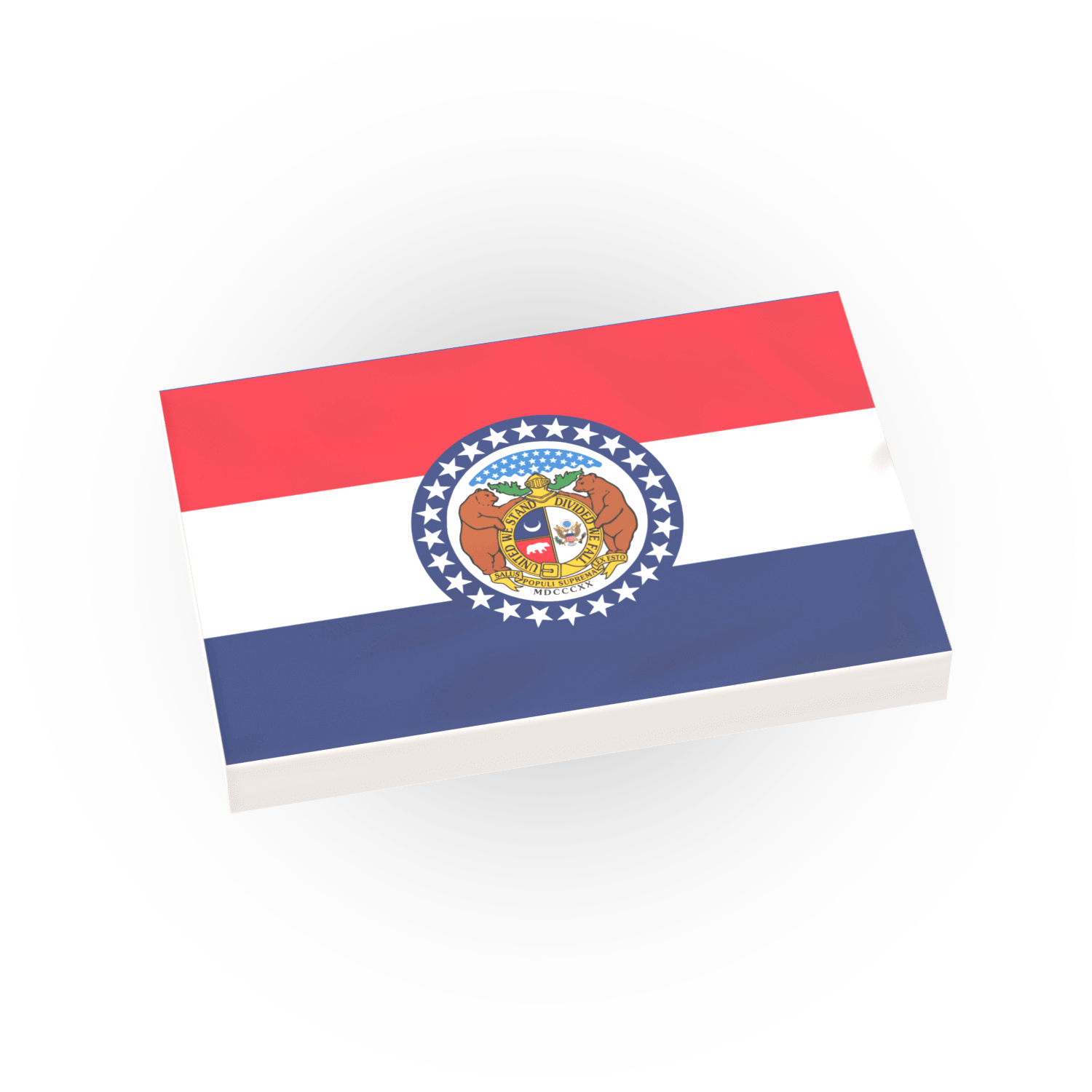 50 State Flags Pack - USA State Flags - Custom Printed 2x3 Tile - Made Using LEGO® Parts
