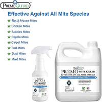 Mite Killer Spray 32 oz | Natural & Non-Toxic | Premo Guard
