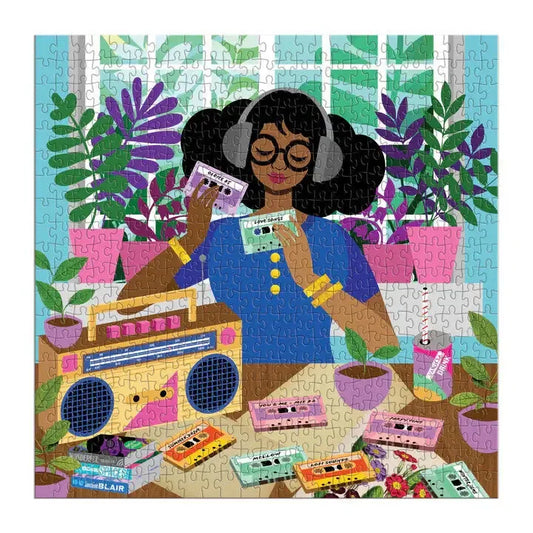 Mixtape Afternoon 500 Piece Jigsaw Puzzle Galison