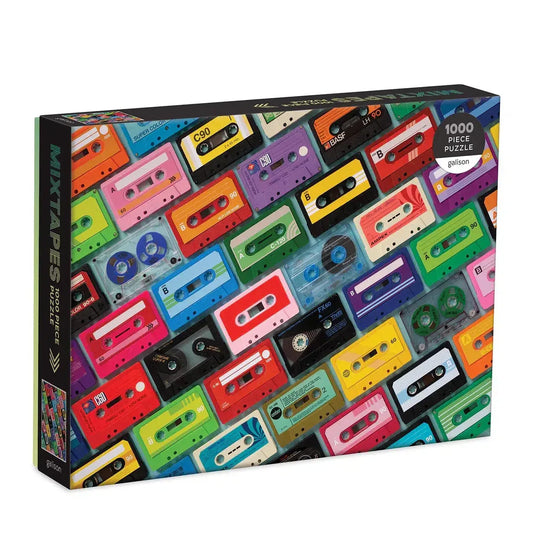 Mixtapes 1000 Piece Jigsaw Puzzle Galison - BIG FRENCHIES