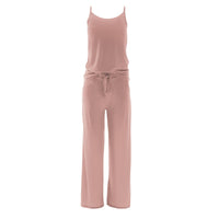Women's Cami and Lounge Pants Pajama Set in Blush