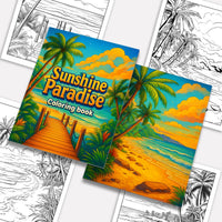 Sunshine Paradise Coloring Pages – 48 Fun and Easy Hawaii-Themed Coloring Sheets for Kids - BIG FRENCHIES