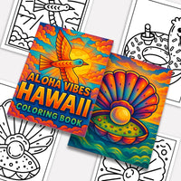 Aloha Vibes Hawaii Coloring Pages – 48 Fun Beach & Island Scenes for Kids - BIG FRENCHIES