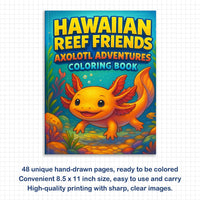 Hawaiian Reef Friends Coloring Pages – 48 Underwater Animal Designs for Kids - BIG FRENCHIES