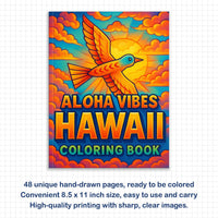 Aloha Vibes Hawaii Coloring Pages – 48 Fun Beach & Island Scenes for Kids - BIG FRENCHIES