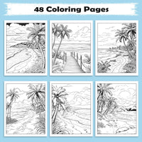 Sunshine Paradise Coloring Pages – 48 Fun and Easy Hawaii-Themed Coloring Sheets for Kids - BIG FRENCHIES