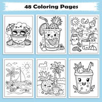 Aloha Adventures Coloring Pages – 48 Fun Island Designs for Kids - BIG FRENCHIES