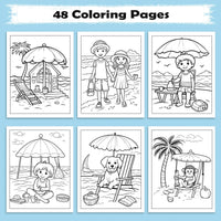 Hawaii Kids Coloring Pages – 48 Cute Beach and Vacation Designs – For Kids - BIG FRENCHIES
