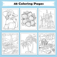 Tropical Smiles Hawaii Coloring Pages – 48 Fun Summer Activities for Kids - BIG FRENCHIES
