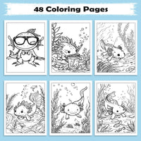 Hawaiian Reef Friends Coloring Pages – 48 Underwater Animal Designs for Kids - BIG FRENCHIES