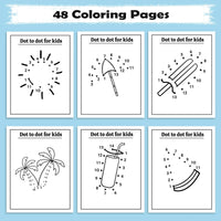 Hawaii Fun Adventures Coloring Pages – 48 Tropical Island Scenes for Kids - BIG FRENCHIES